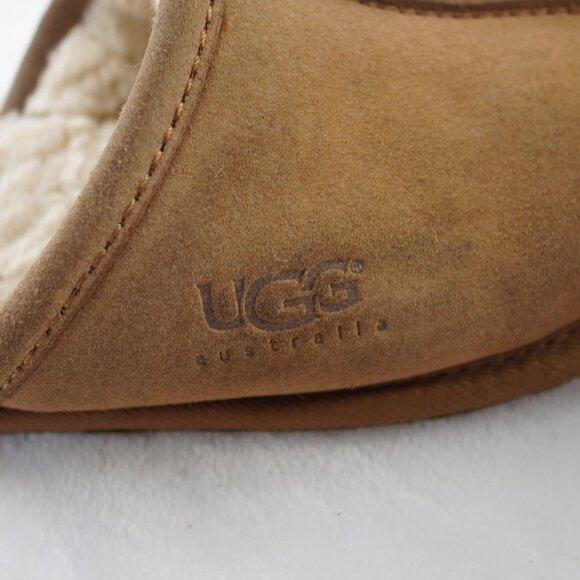 UGG Australia Scuffette‎ Suede Shearling Slippers Chestnut Womens 5 - Picture 5 of 8